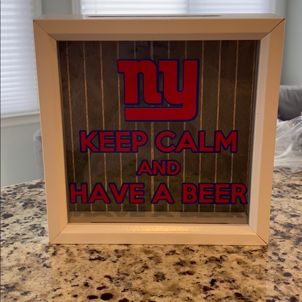 NJ Giants Beer Cap Collector